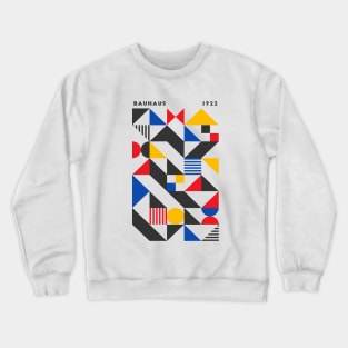 Bauhaus Exhibition 1922 Geometric Crewneck Sweatshirt